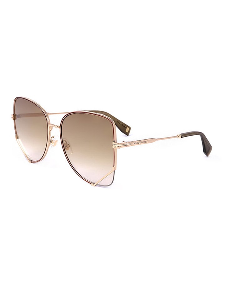 Marc Jacobs Damen-Sonnenbrille in Gold/ Hellbraun günstig kaufen 59