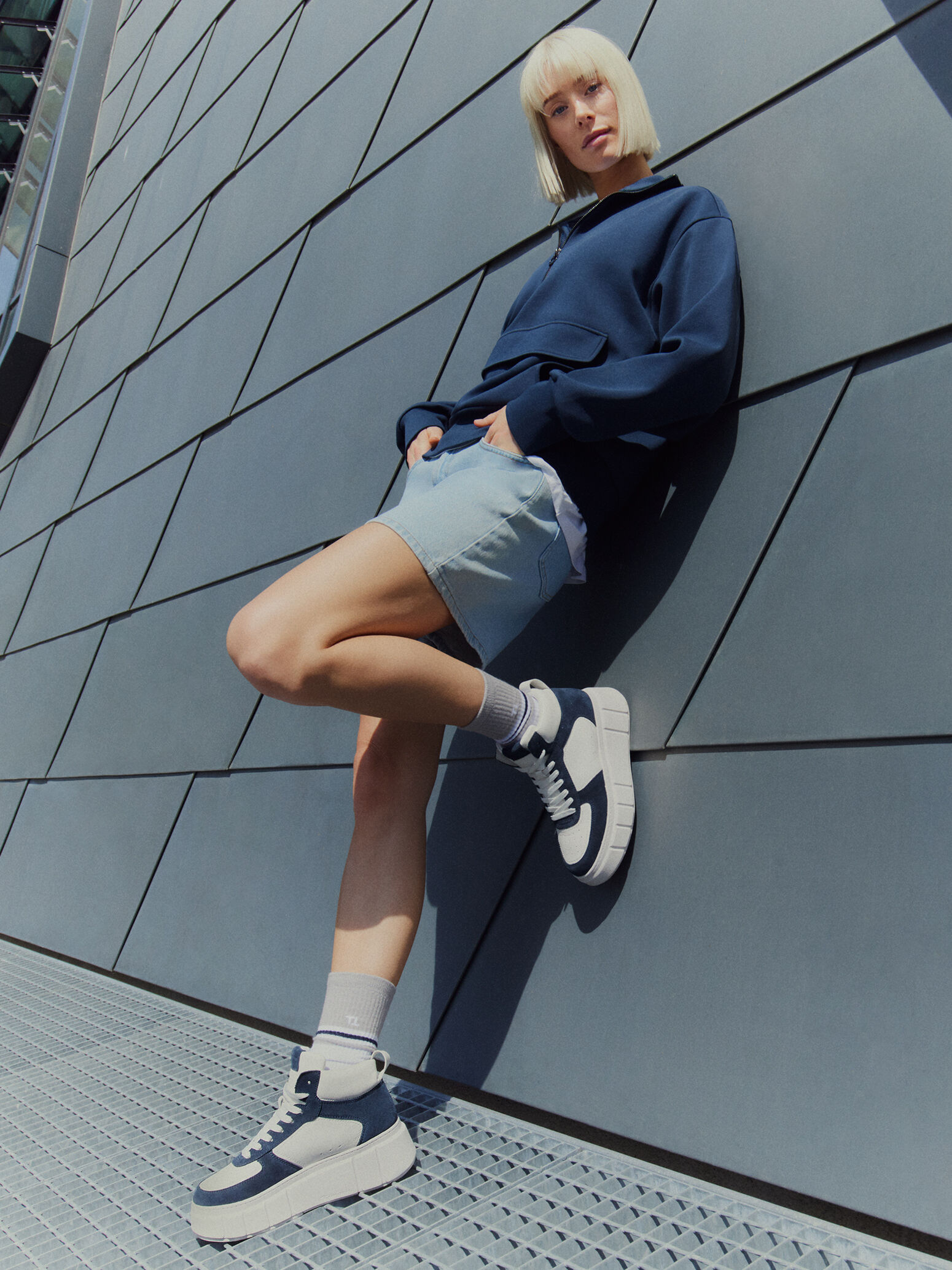Sweat-shirt - bleu
