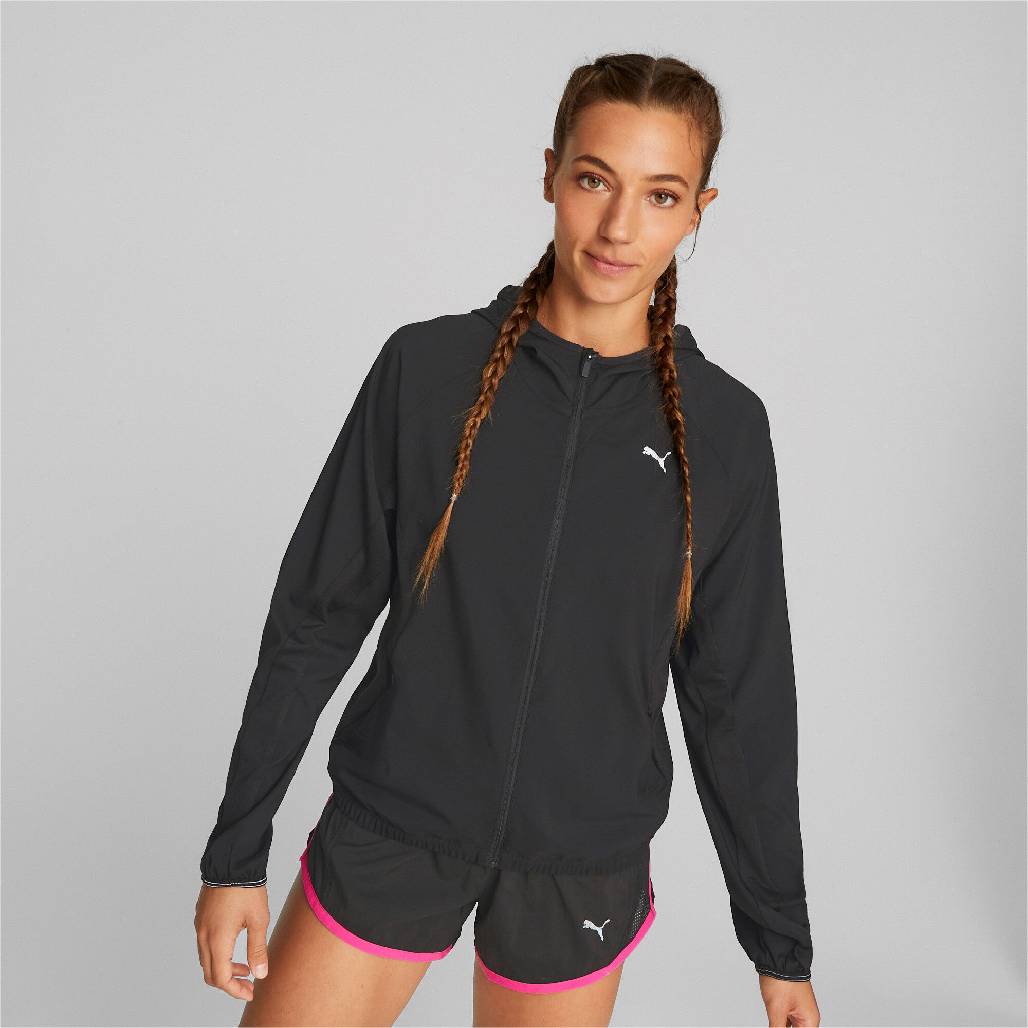 Run Lightweight Laufjacke Damen - Schwarz