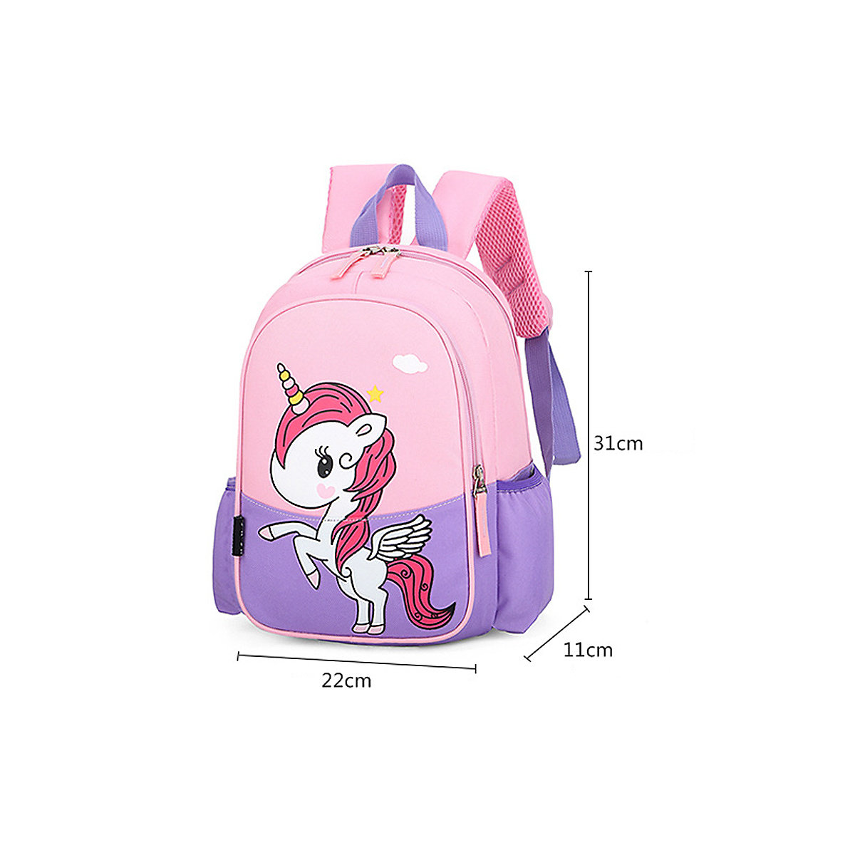 frler Rucksack Einhorn Kindergartenrucksäcke für Mädchen