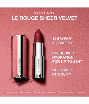 GIVENCHY Le Rouge Sheer Velvet Lippenstift-3.4 g