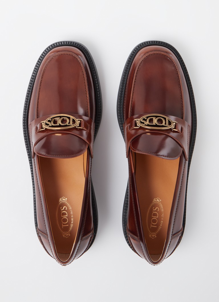 Tod's mokasīni no teļādas ar logotipu