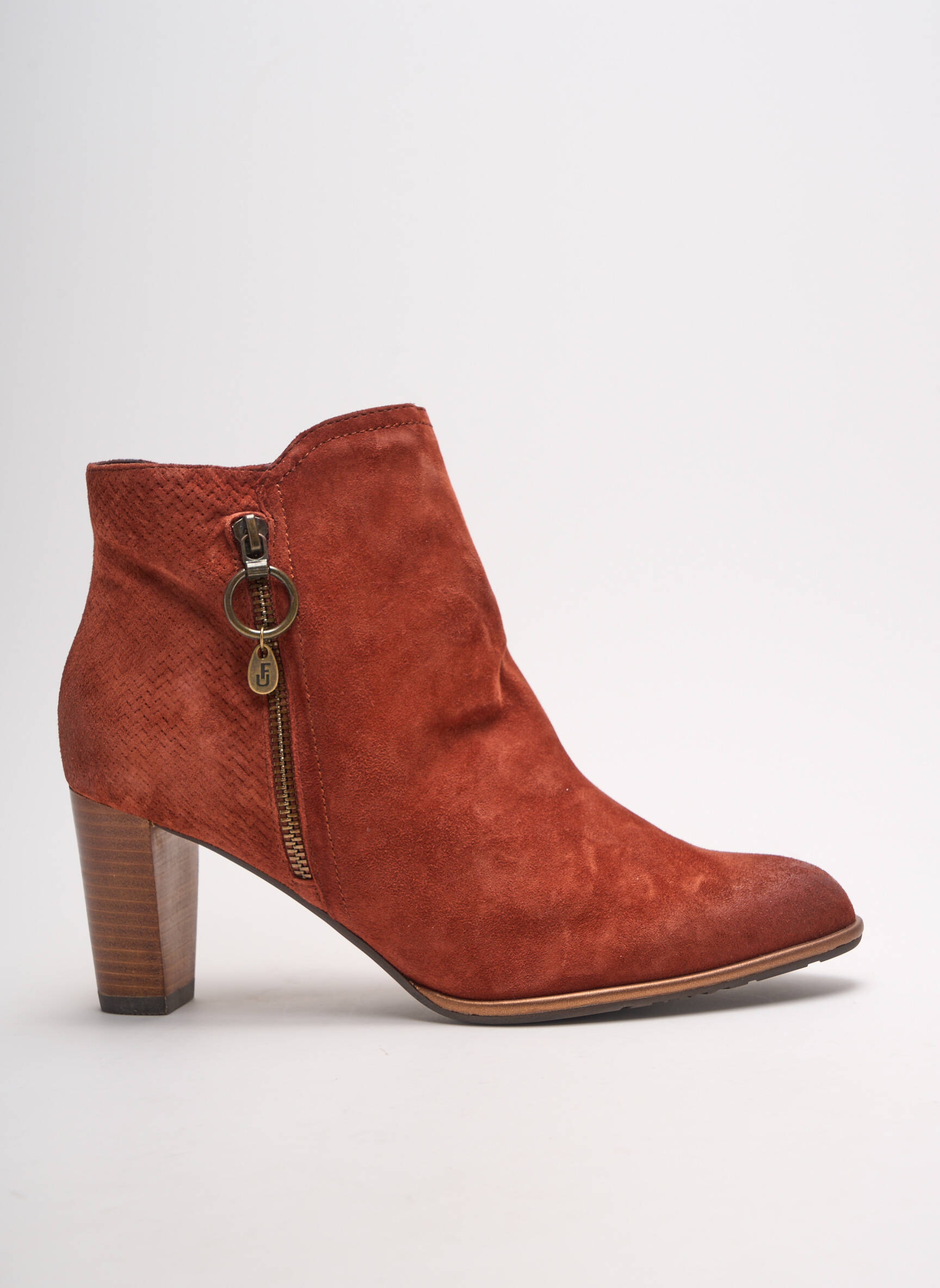 Fugitive By Francesco Rossi Bottines Femme couleur orange