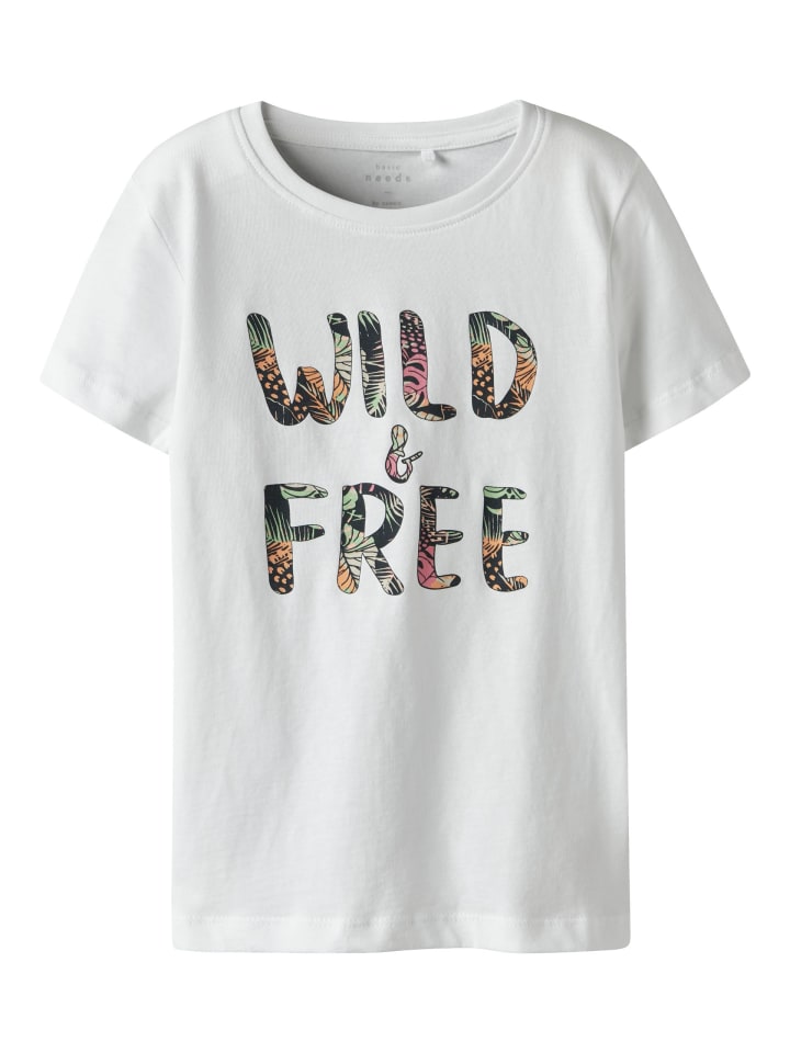 name it T-Shirt  NKFVANAYA S/S TOP in bright white günstig kaufen