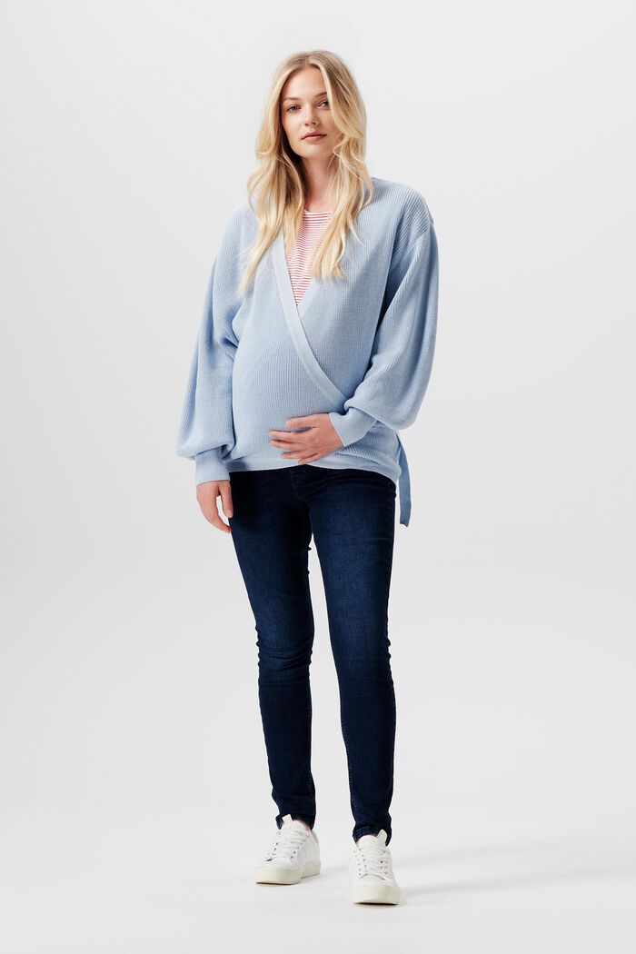 Wickel-Cardigan aus Strick
