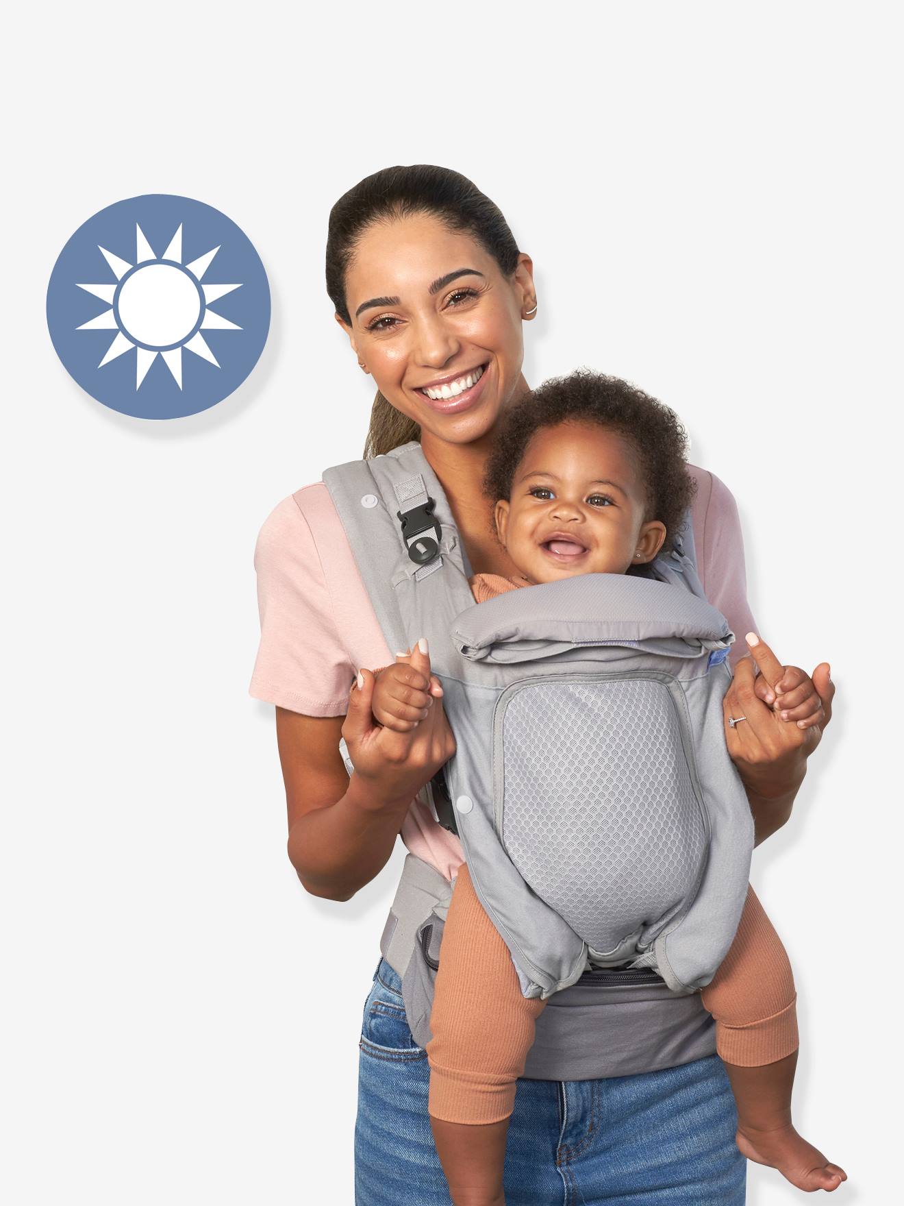 Porte bébé INFANTINO In Season 5 options gris