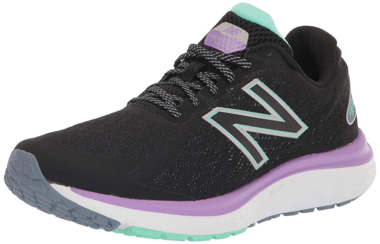 NEW BALANCE Freizeit Schnürer schwarz W680V7