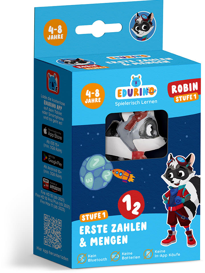 EDURINO Lernfigur Edurino Robin - Zahlen & Mengen - ab 4 Jahren günstig kaufen onesize