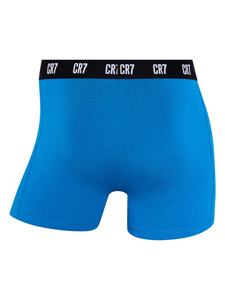 CR7 5er-Set: Boxershorts in Blau/ Schwarz/ Dunkelgrün günstig kaufen