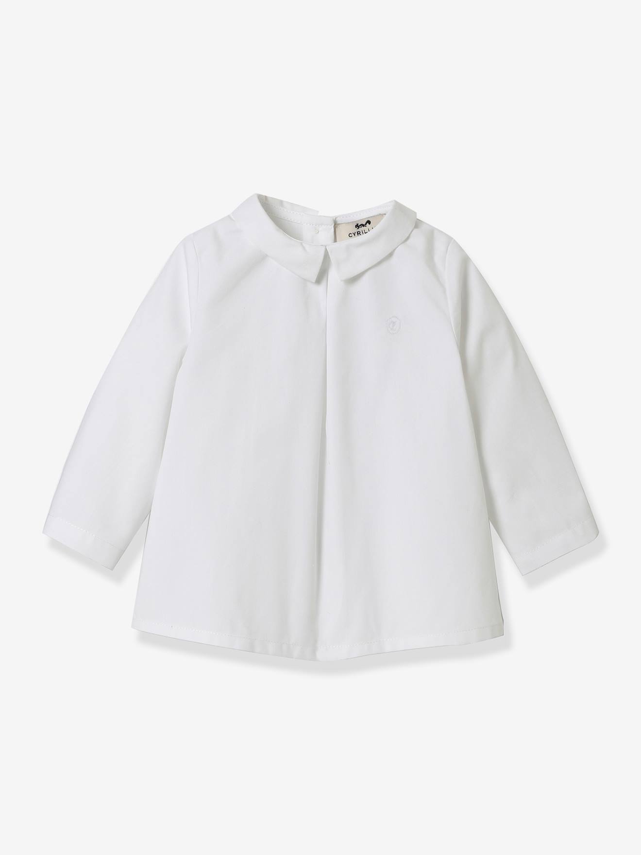 Guimpe bébé col Mac Milan CYRILLUS blanc