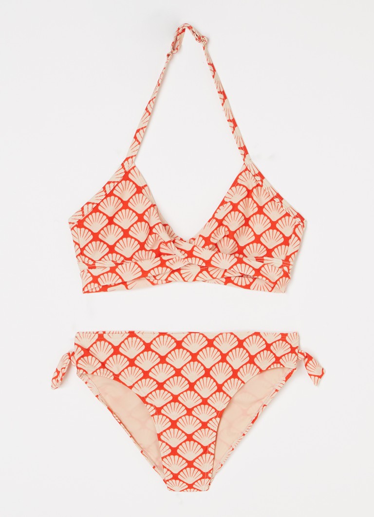 Bikini de plage à volants