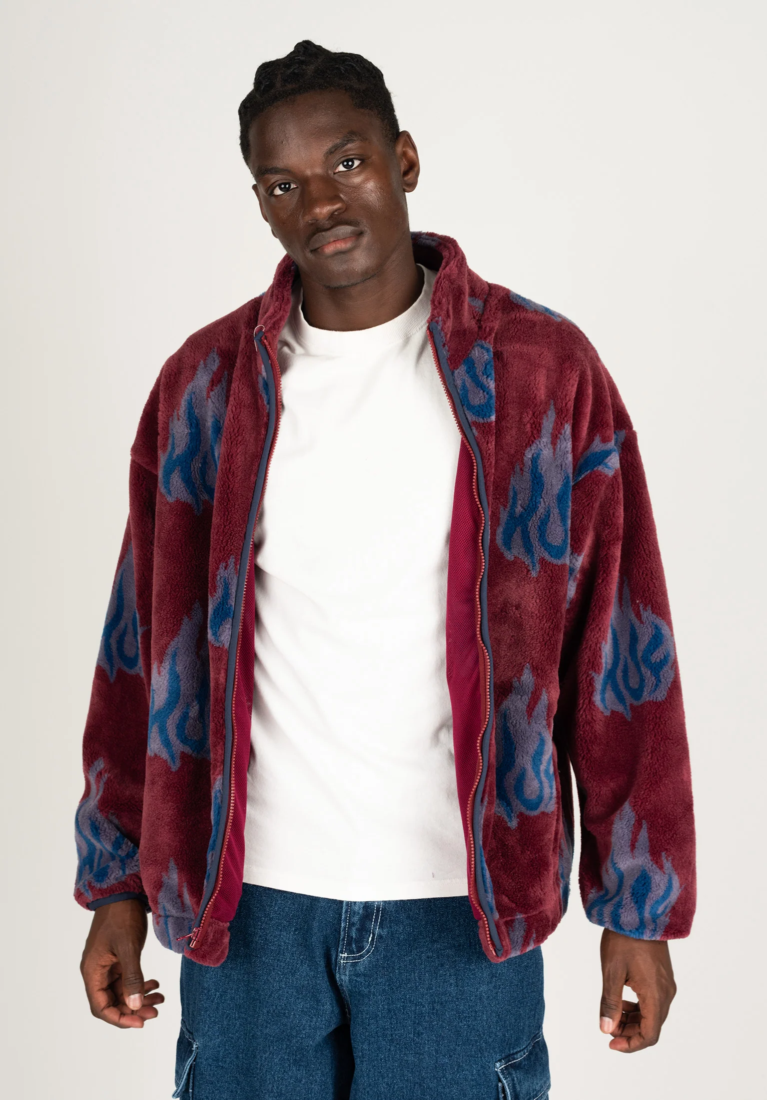 Flamin Zip Sherpa Fleece