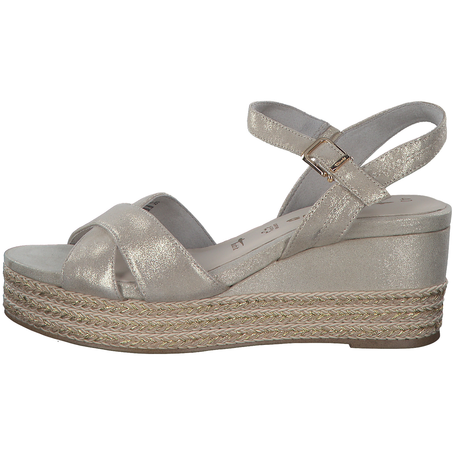 Tamaris 28001, Plateau-Sandaletten, Damen, Grau