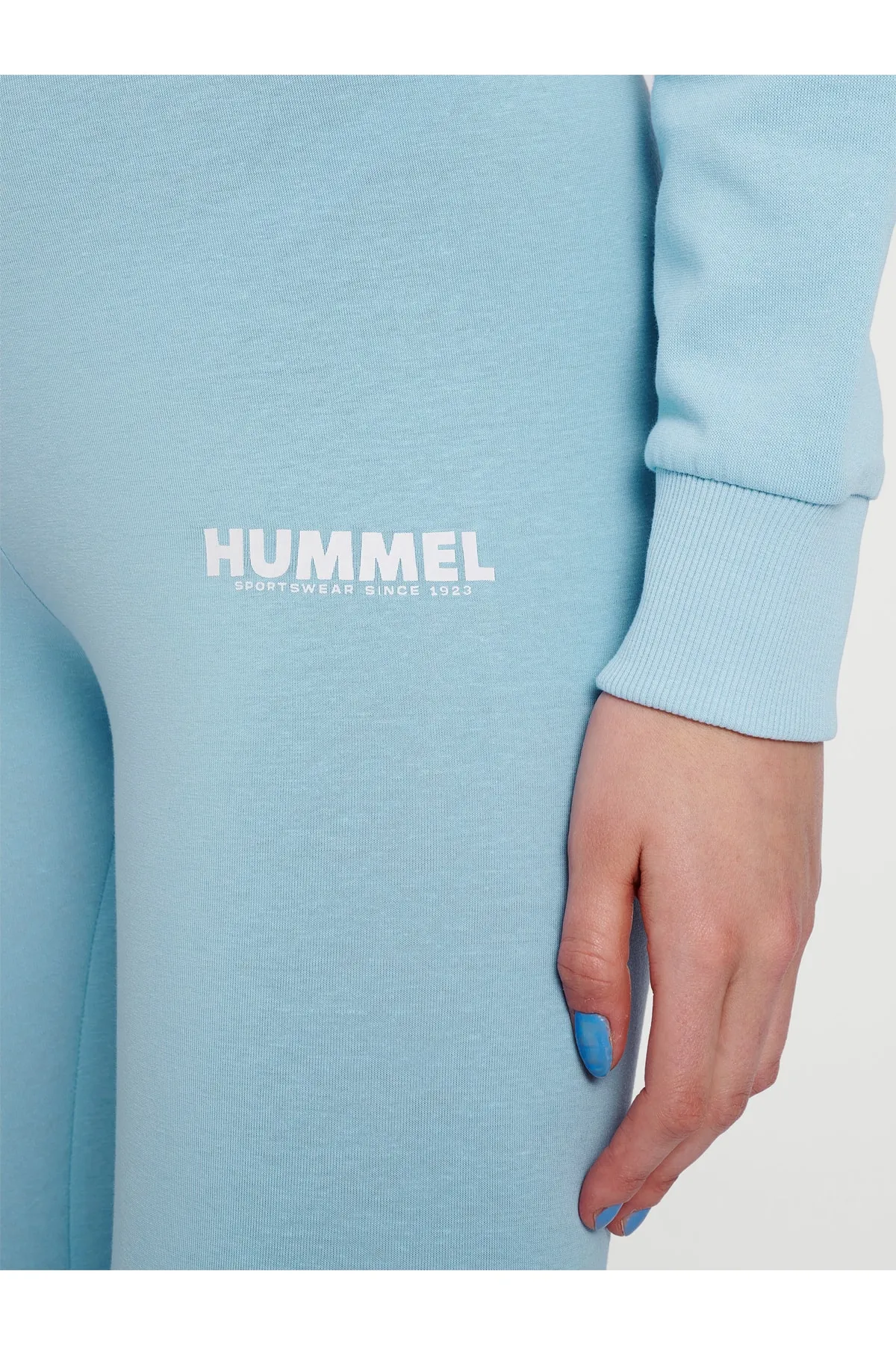 hummel  Sport-Leggings - Blau - Mittlerer Bund