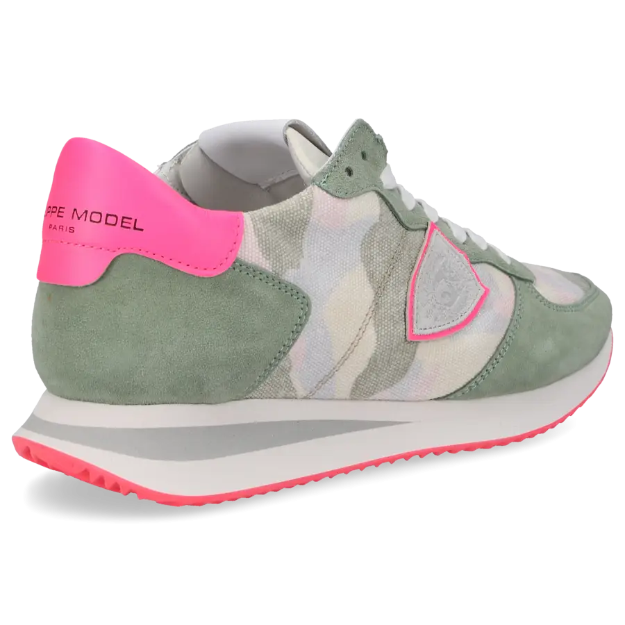 Philippe Model - Sneaker low TZLD-CN24 Veloursleder - pink