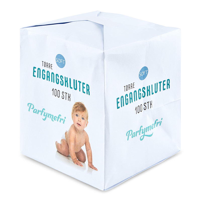 Soft Engangsklut baby 100-pk Soft