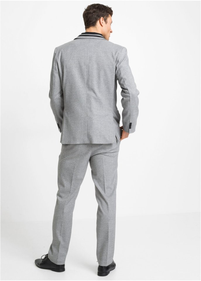 Anzug mit recycelten Polyester. (3-tlg.Set): Sakko, Hose, Weste