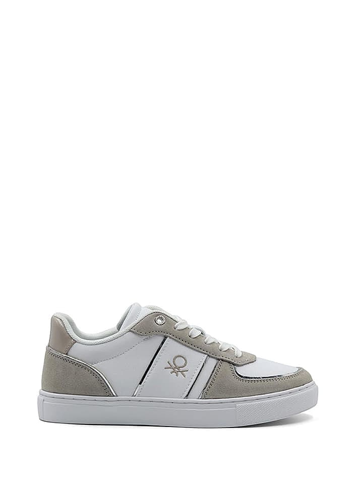 Benetton Sneakers in Beige/ Weiß günstig kaufen 39