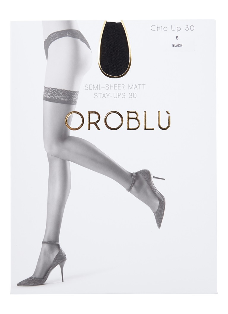 Bas autofixants Oroblu Chic en 30 deniers