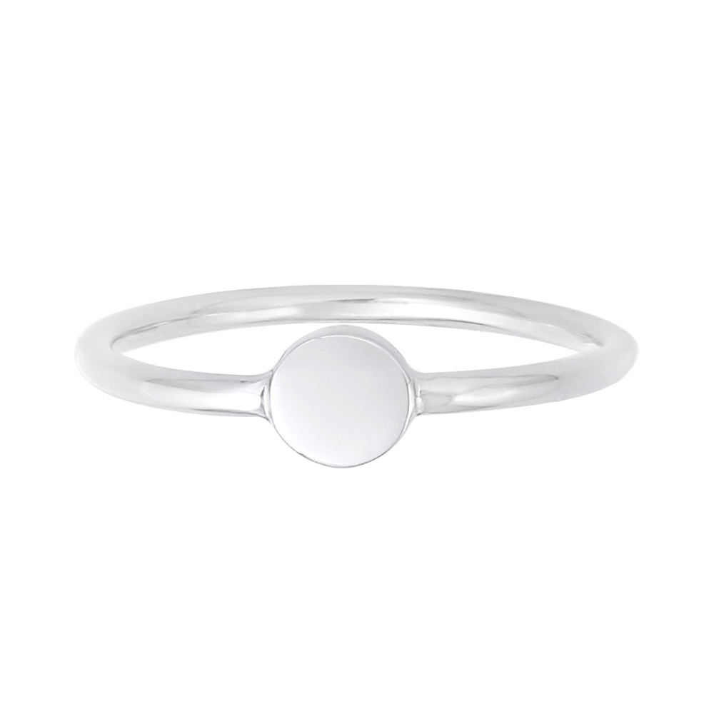 Elli Elli Bague Bague à empiler pour femme - Blogueur de la tendance de base Geo Plaqu Bague