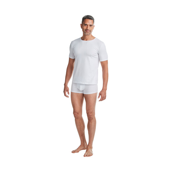T-Shirts, weiß/schwarz/grau, 3er Set