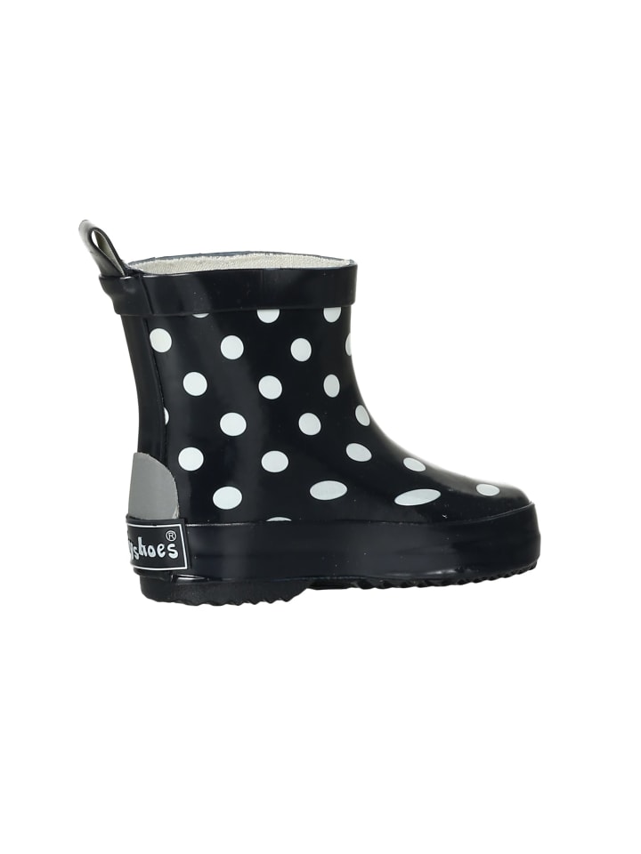 Playshoes Gummistiefel Halbschaft Punkte in Marine günstig kaufen