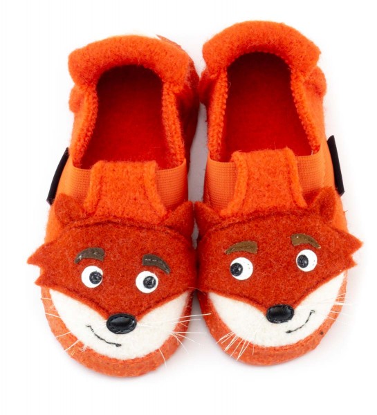 Nanga ~ Schurwoll Hausschuh ~ Fox (orange)