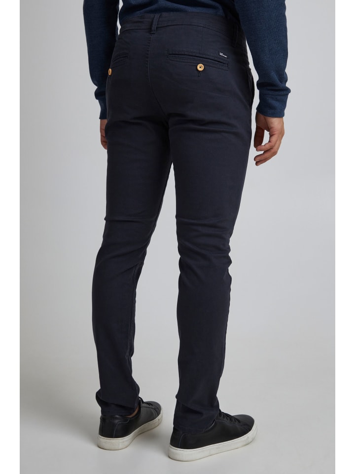 BLEND Chinohose BHNATAN pants - 20703472  Chinohose Slim Fit mit Gürtelschlaufen in Blau günstig kaufen