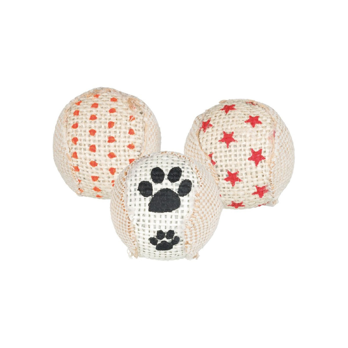 Trixie Rasselbälle mit Jute 5cm 3St. günstig kaufen