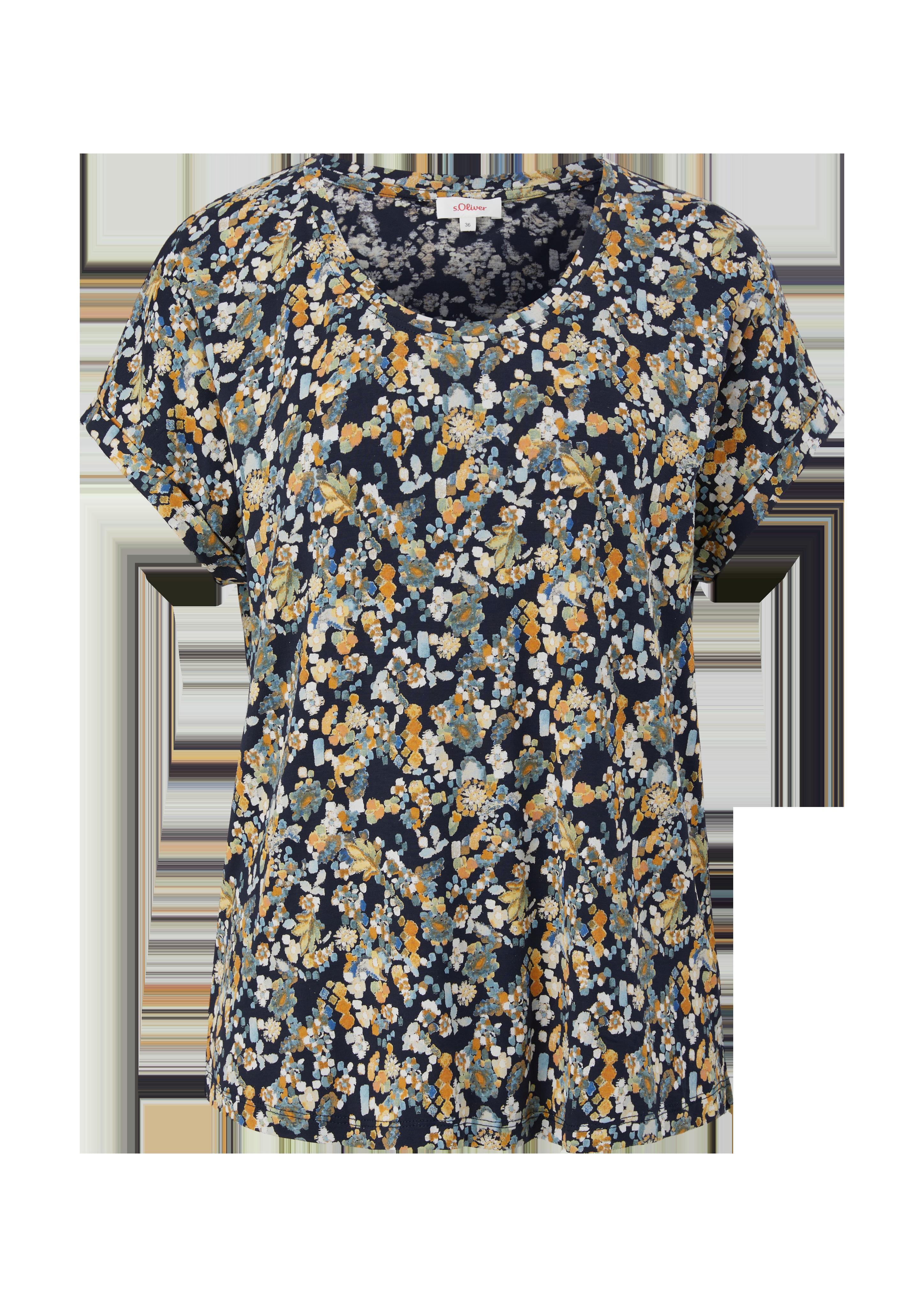T-Shirt aus Viskosemix  2129616-59A0