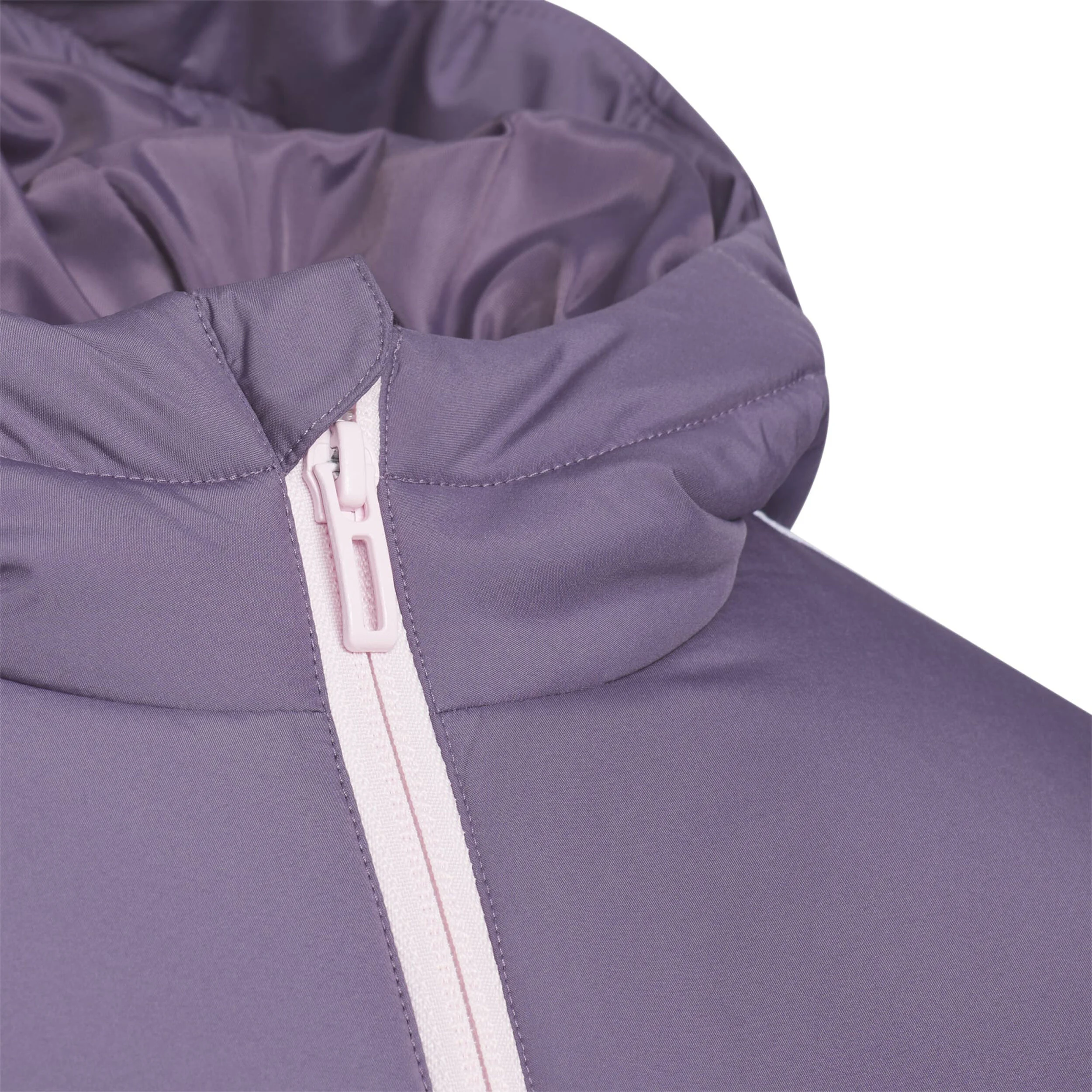Color Block Padded Trainingsjacke Mädchen - Lila, Flieder