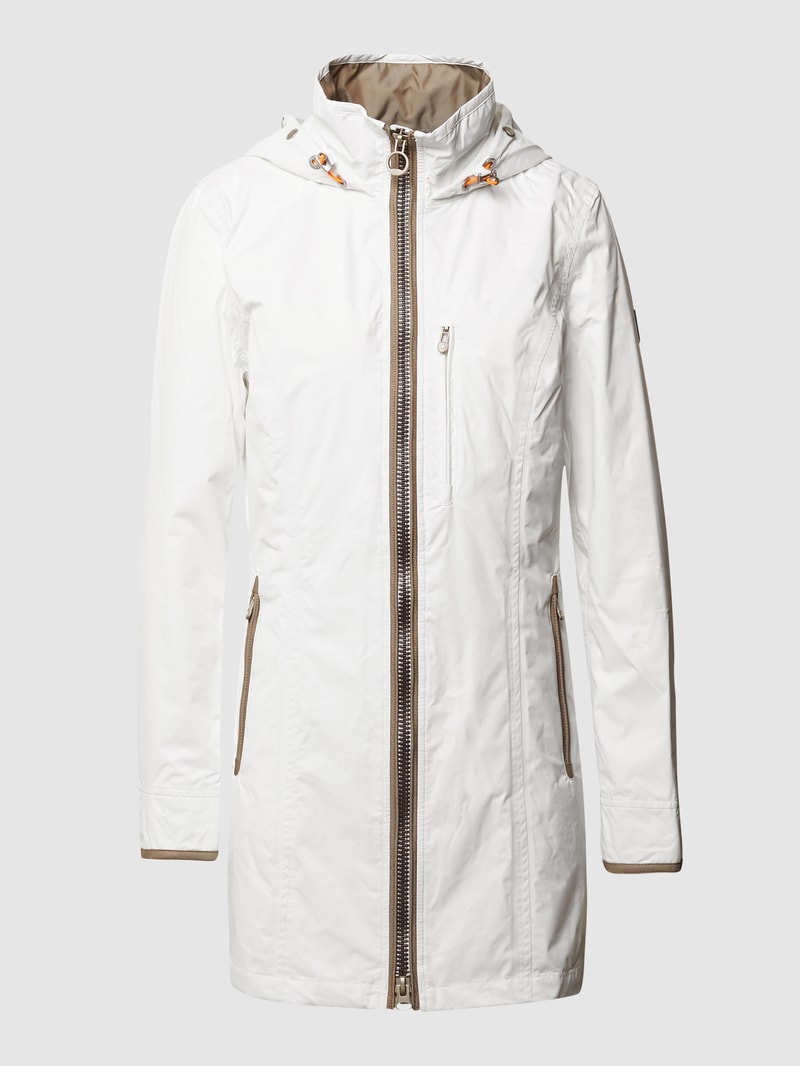 Funktionsjacke mit Kapuze Modell 'Westside' in weiß