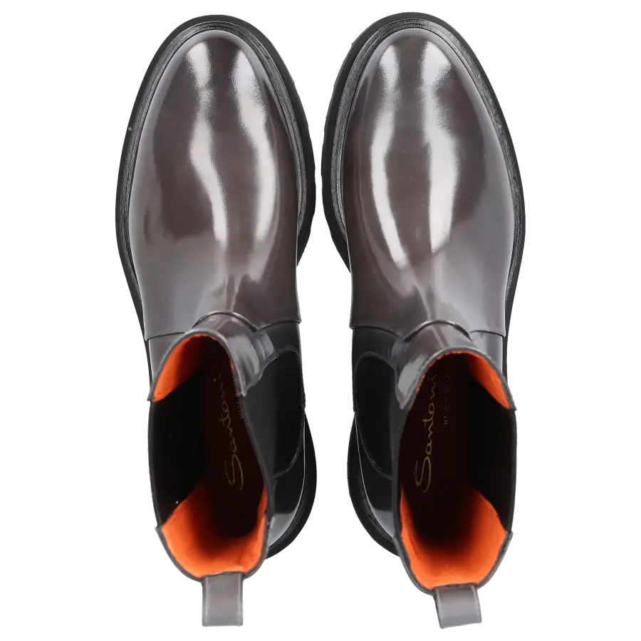 Santoni - Chelsea Boots 59524 Kalbsleder - grau