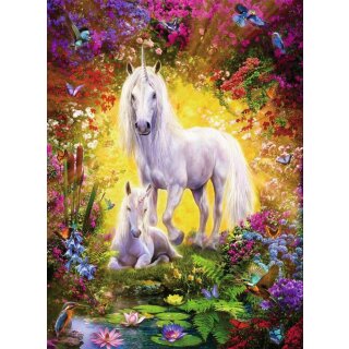 Ravensburger Puzzle - Einhorn mit Fohlen (500 Teile)