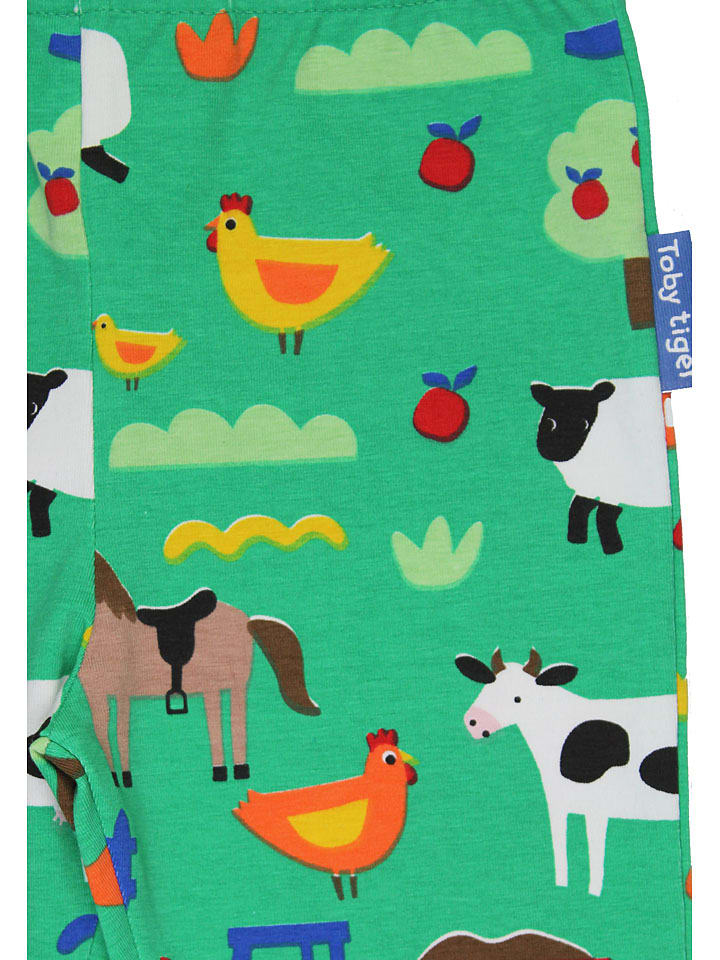 Toby Tiger Leggings in Grün günstig kaufen