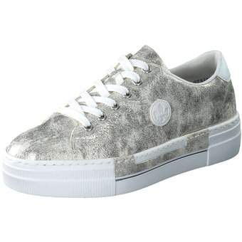 Rieker Schnürsneaker in gold