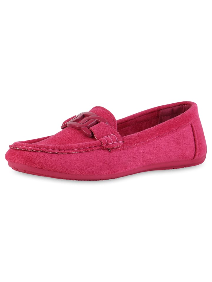VAN HILL Mokassins Emily in Fuchsia günstig kaufen
