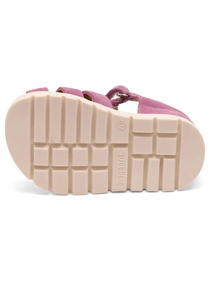 bisgaard Leder-Halbsandalen in Lila günstig kaufen