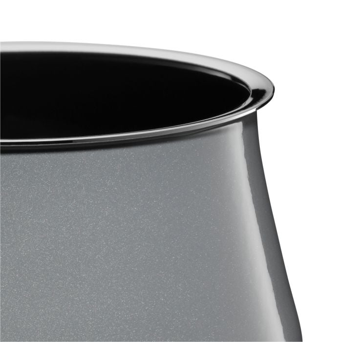 Fusiontec Mineral Mini-Topf mit Glasdeckel, 12 cm, Platinum