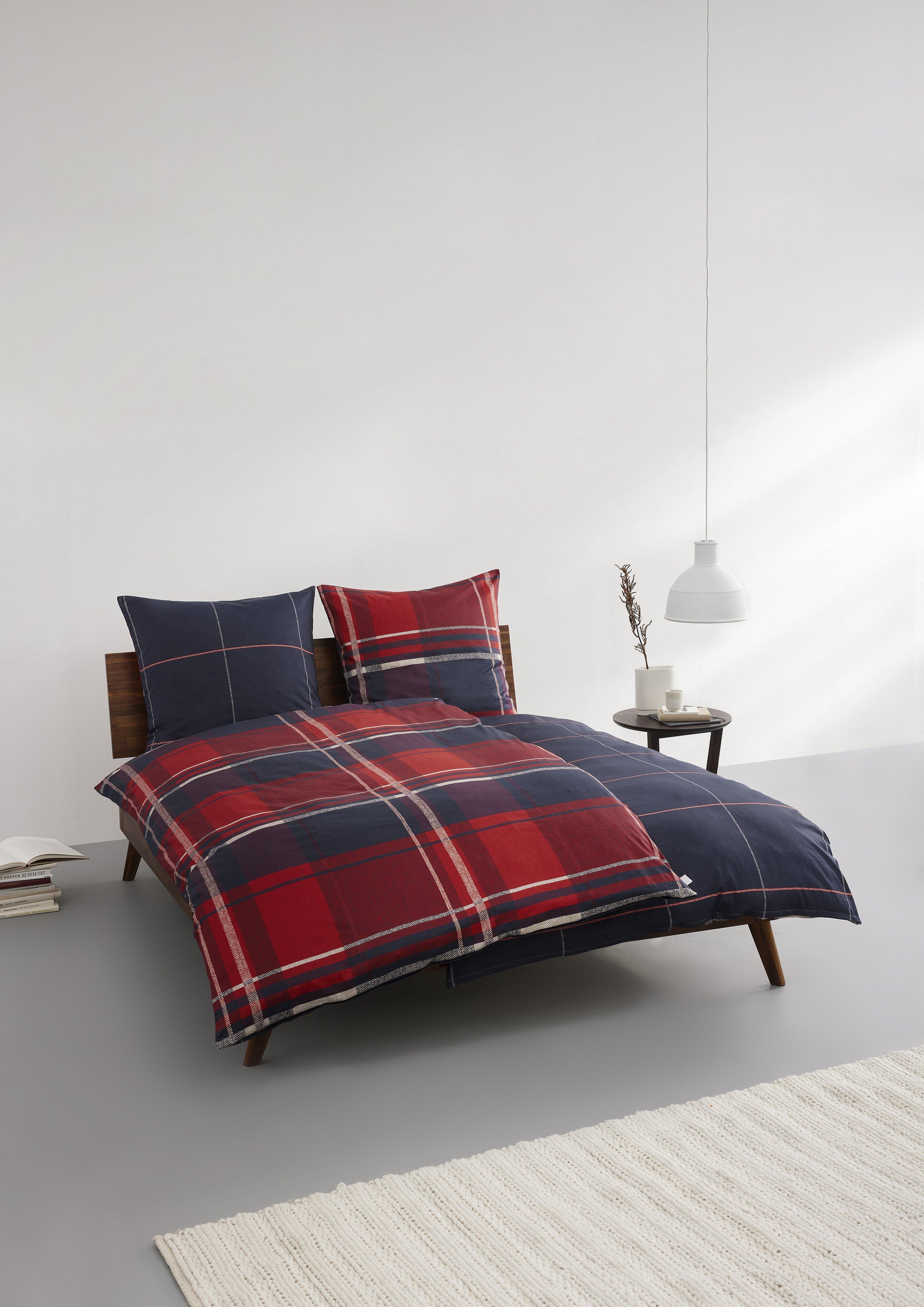 Baumwoll-Bettwäsche im Karo-Design  6007211-460
