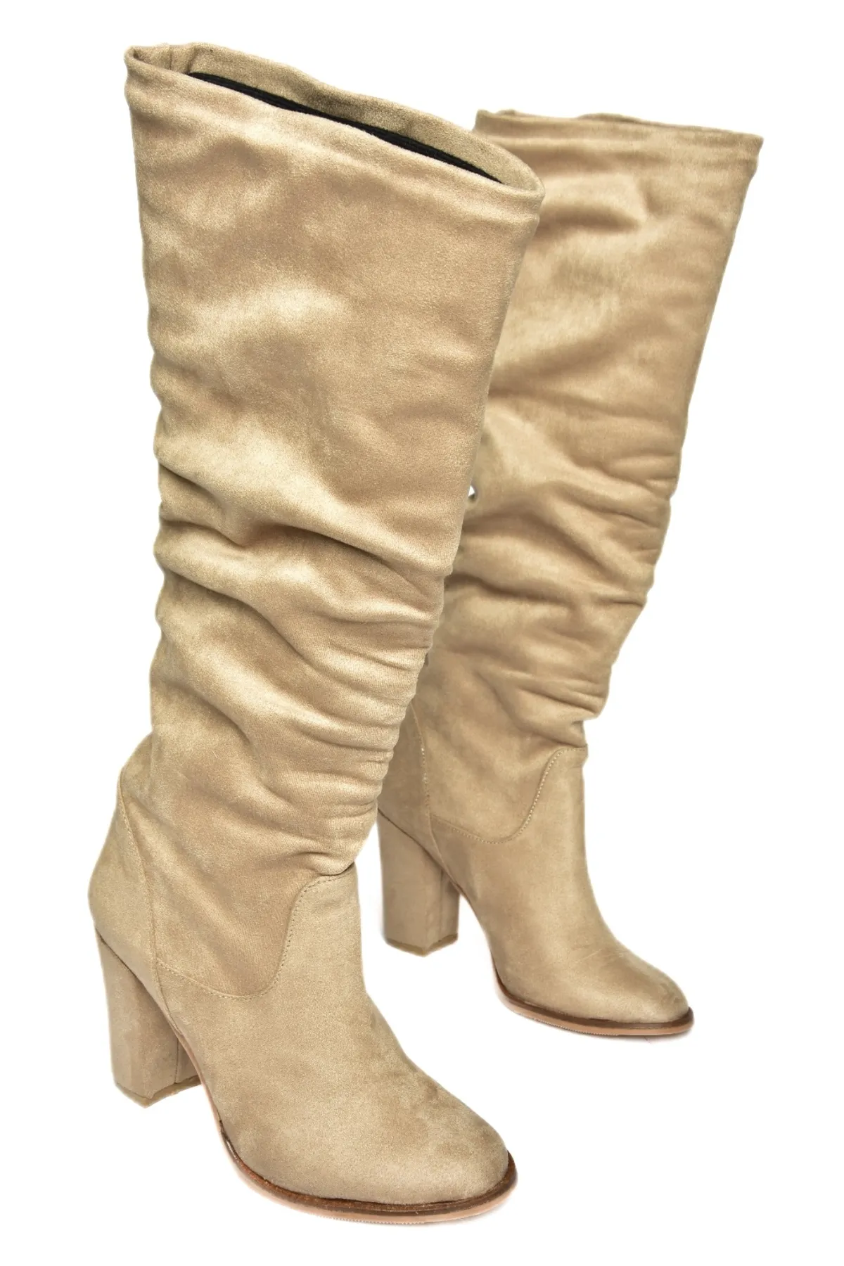 Fox Shoes  Nerzfarbene Damenstiefel G572443602