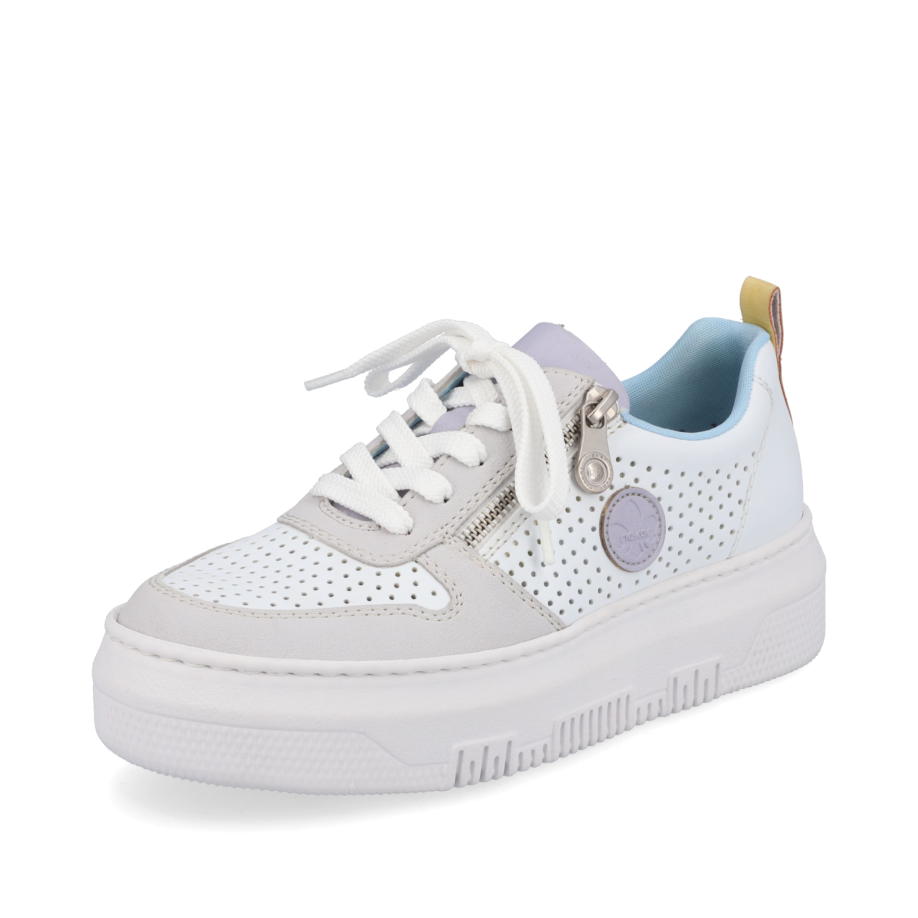 Rieker Damen Sneaker Low edelweiß