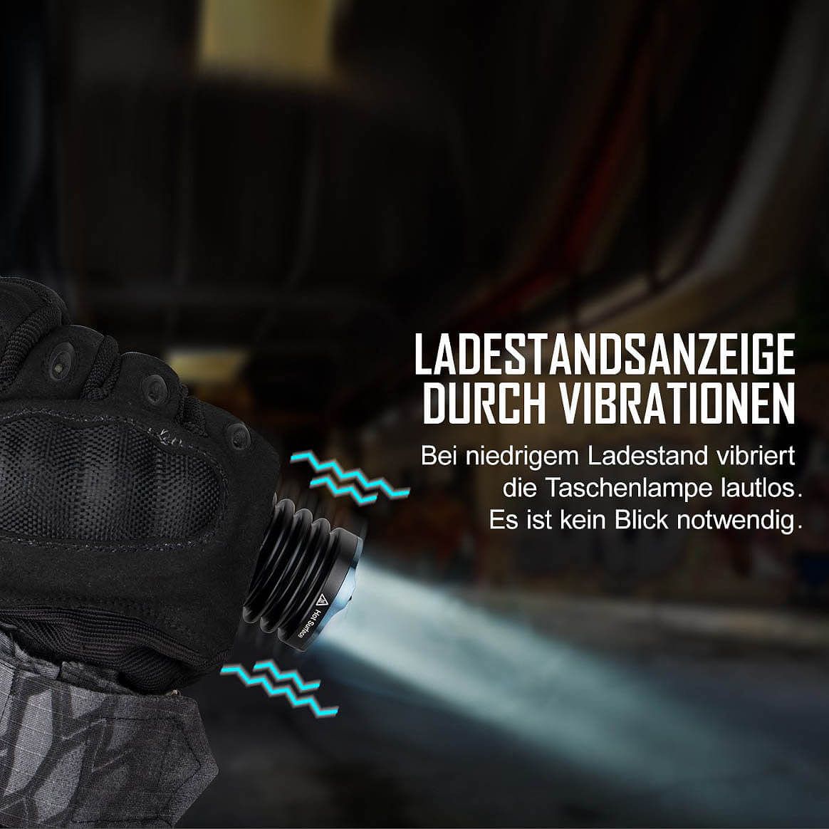 Warrior X 3 Taktische LED Taschenlampe
