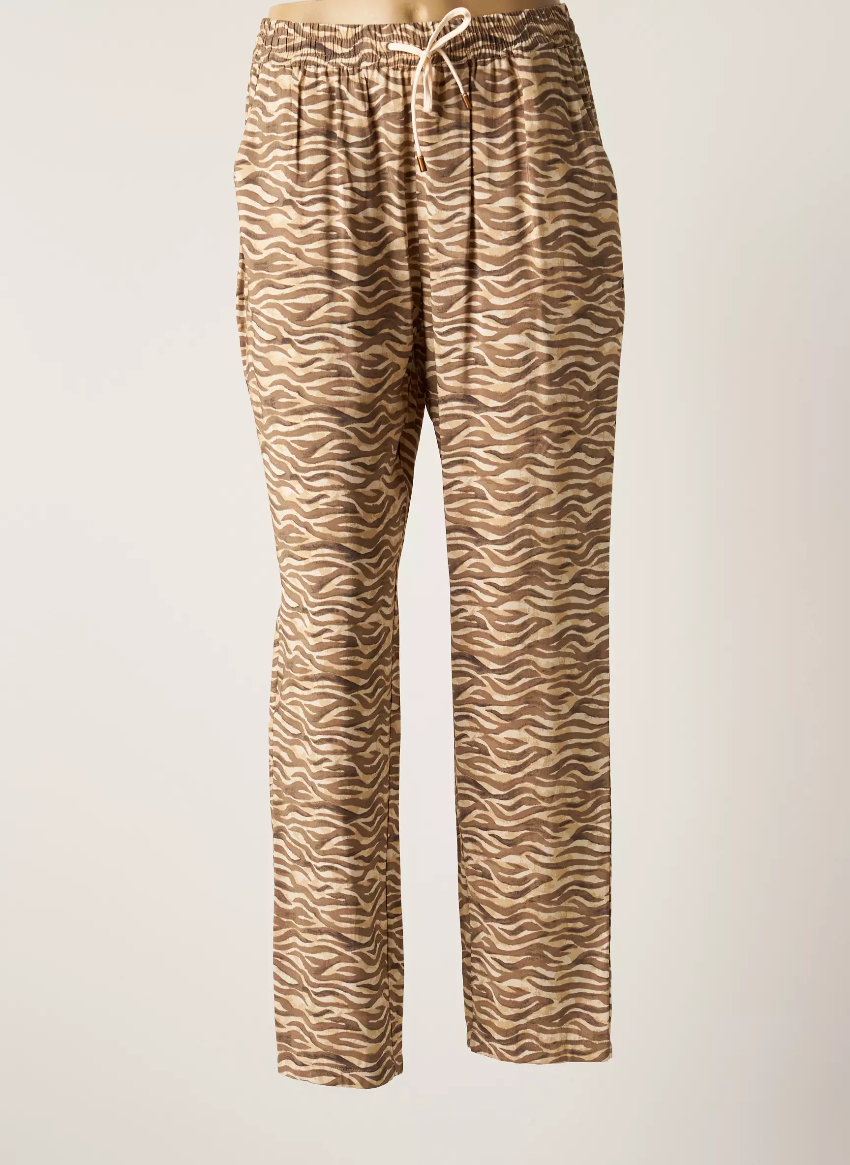 Scotch Soda Pantalons Chino Femme couleur beige
