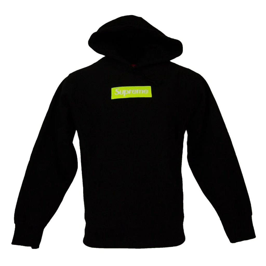 Supreme Box Logo Hooded Sweatshir Black