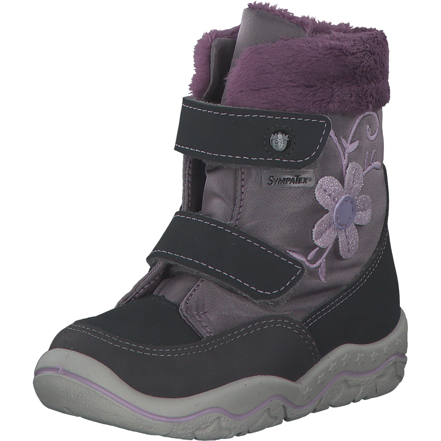 Ricosta Finia 3531100, Stiefeletten (Kinder), Kinder, grigio/purple