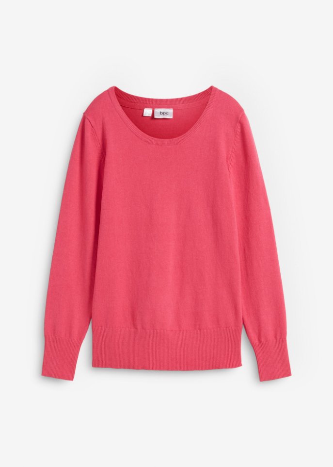 Basic Pullover mit recycelter Baumwolle