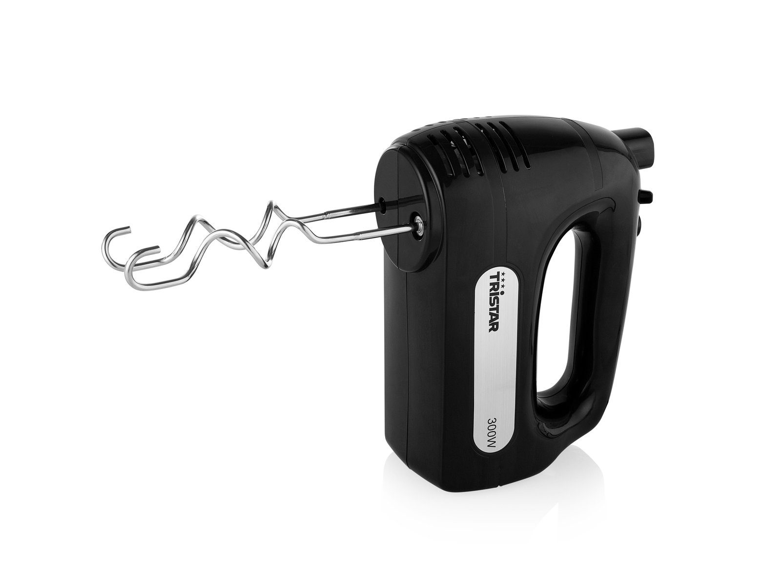 Tristar Handmixer, 300 W, Hand-Rührgerät Rührmaschine, 2 Quirle & 2 Knethaken Turbo Handrührer