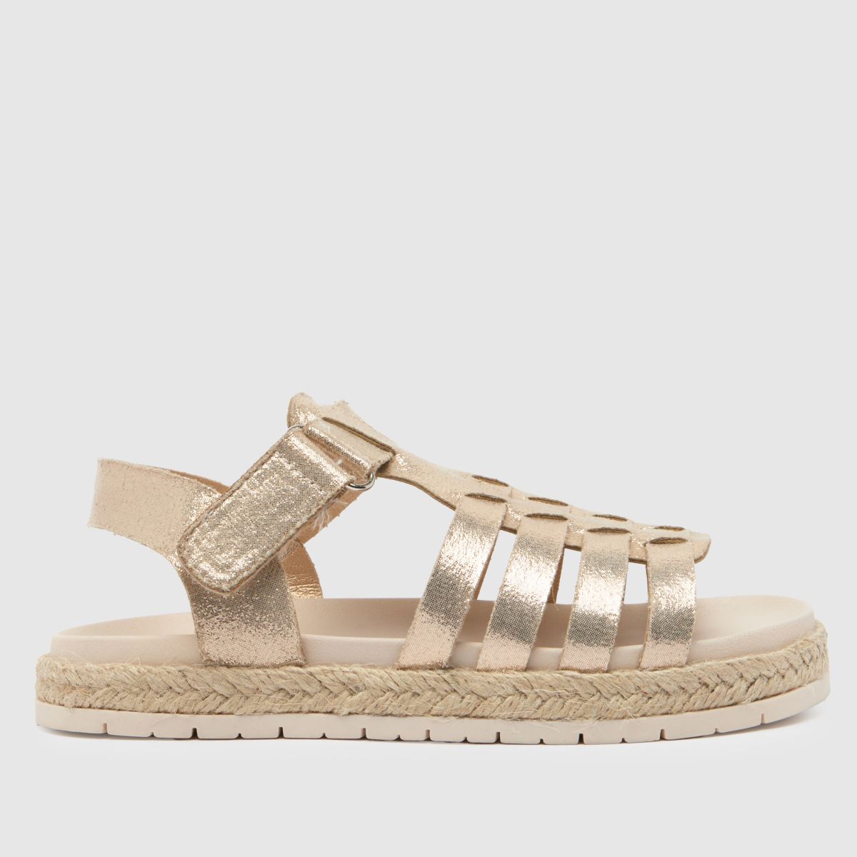 Schuh guldfärgade Tula Fisherman flickor juniorsandaler
