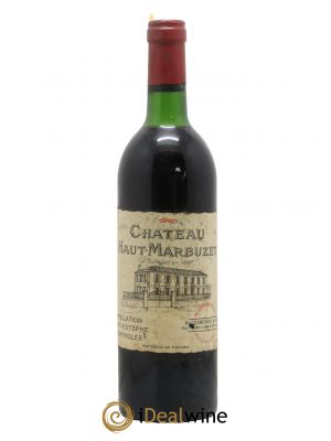 Château Haut Marbuzet  1985 - Lot de 1 Bouteille